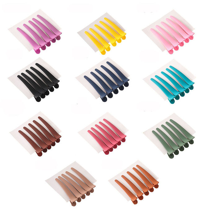 Fashionable Hair Coloring Accessories Colorful Duck Mouth Hair Clip For Salon / Home