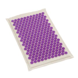 Lotus Spike Electric Back Massager Accupressure Mat Linen Fabric Material Customized Color