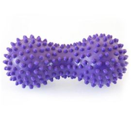 Peanut Shape Shiatsu Foot Massager Yoga Fitness Ball PVC Material Size 150 * 70 * 70 Mm