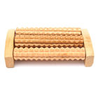 Health Care Wooden Foot Roller , Acupressure Wooden Roller Anti Cellulite