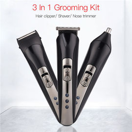 Rechargeable Professional Hair Clippers ABS / Stainless Steel Material Portable Lightweight