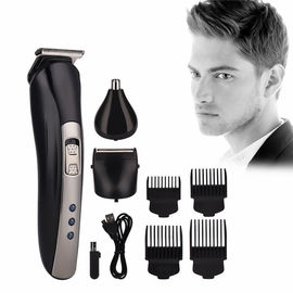 Rechargeable Professional Hair Clippers ABS / Stainless Steel Material Portable Lightweight