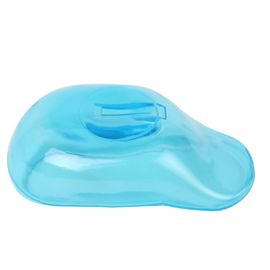 Protect Silicone Ear Covers , Blue Clear Silicone Ear For Personal Use / Hairdressing Salon