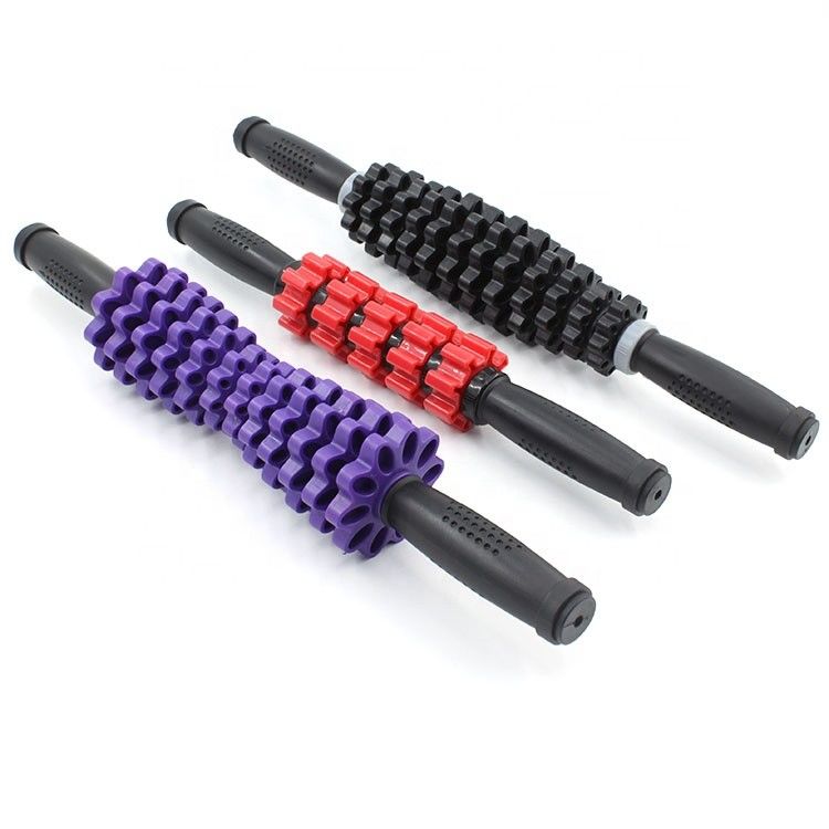 Multi Functional Muscle Fascia Massager / Hand Held Muscle Roller Durable