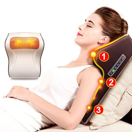 Light Brown Electric Back Massager Gross Weight 1.5KG With 16 Massage Balls