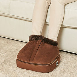 China Brown Color Shiatsu Foot Warmer Massager Size 32 * 30 * 13cm High Safety Performance factory