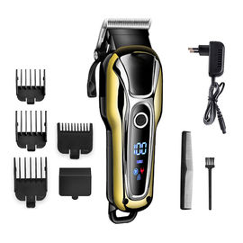 China Golden Color Electric Hair Trimmer , Cordless Barber Clippers For Pets / Human factory