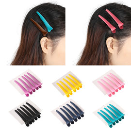 Fashionable Hair Coloring Accessories Colorful Duck Mouth Hair Clip For Salon / Home