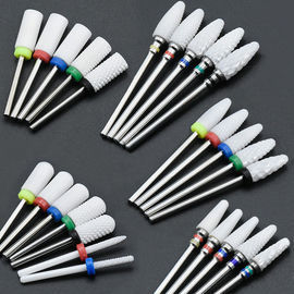 China Not Rusty Cuticle Nail Drill Bits Ceramic Material Corrosion / Heat Resistant factory