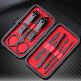China Travel Stainless Steel Manicure Kit Tools , Manicure Nail Tools Easy Clean With Storage Box factory