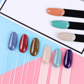 China Round Head Nail Care Tools Acrylic Fake Nail Customized Size For Display Nail Polish Chart factory