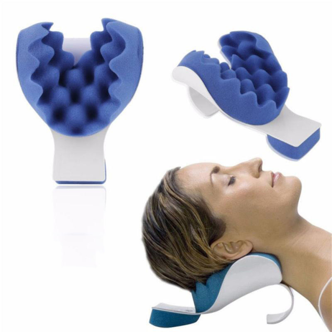 Eco Friendly Relax Massage Pillow , Neck Massage Pillow Ergonomic Design