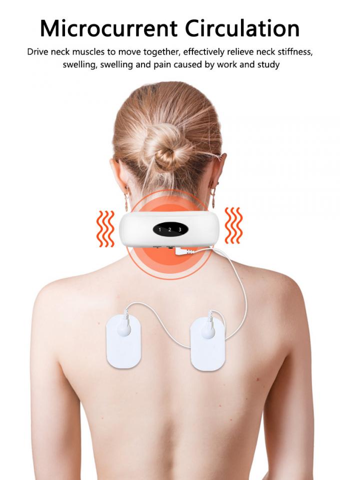 White Color Cervical Vertebra Massager , Neck Shoulder Massager Strong Toughness