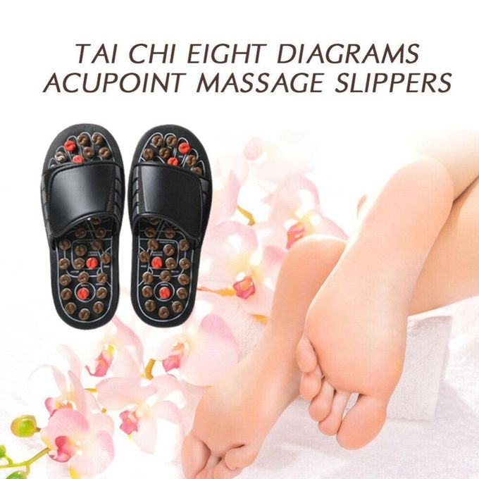 Comfortable Acupressure Massage Slippers , Foot Massage Slippers Magic Paste Design