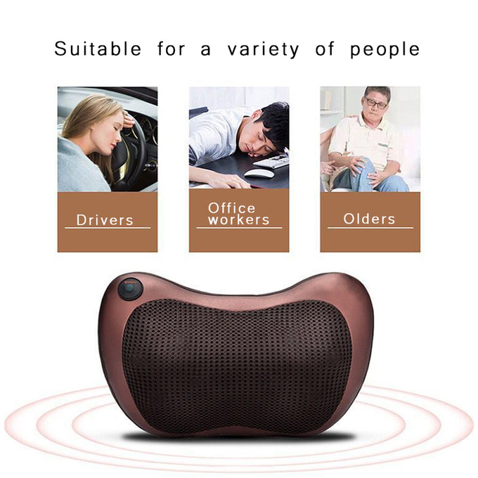 Relaxation Shiatsu Massage Pillow Simple Operation With Automatic Overheating Protection