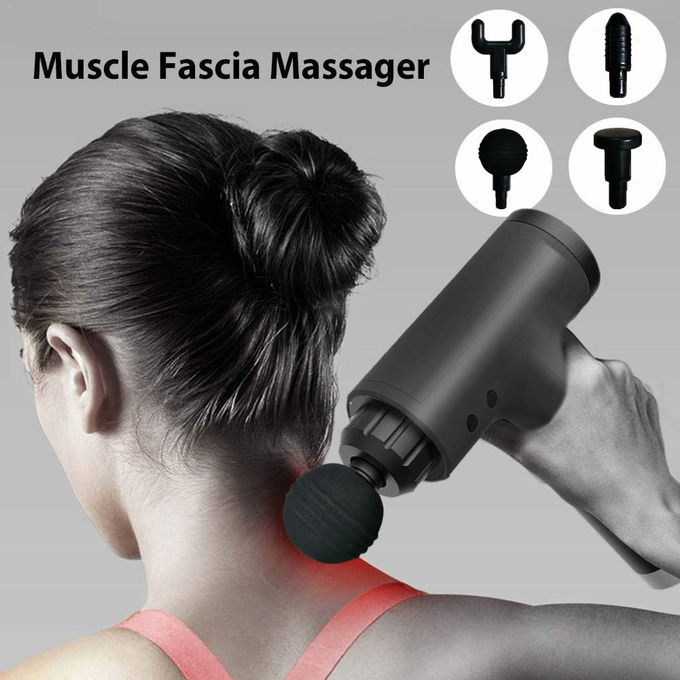 De - Stress Deep Tissue Sports Massager Speed 1200-3200/Min With 4 Massage Heads