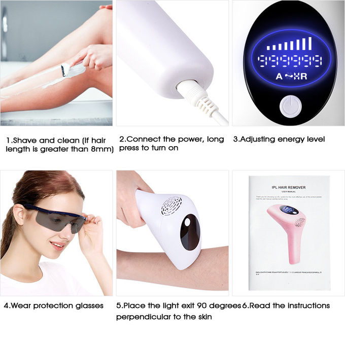 Skin Rejuvenation Pulsed Light Hair Removal With Built In Security Sensor Chip