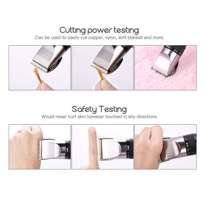 Low Vibration Professional Hair Clippers / Hair Trimmer Machine Cable Length 1.8m